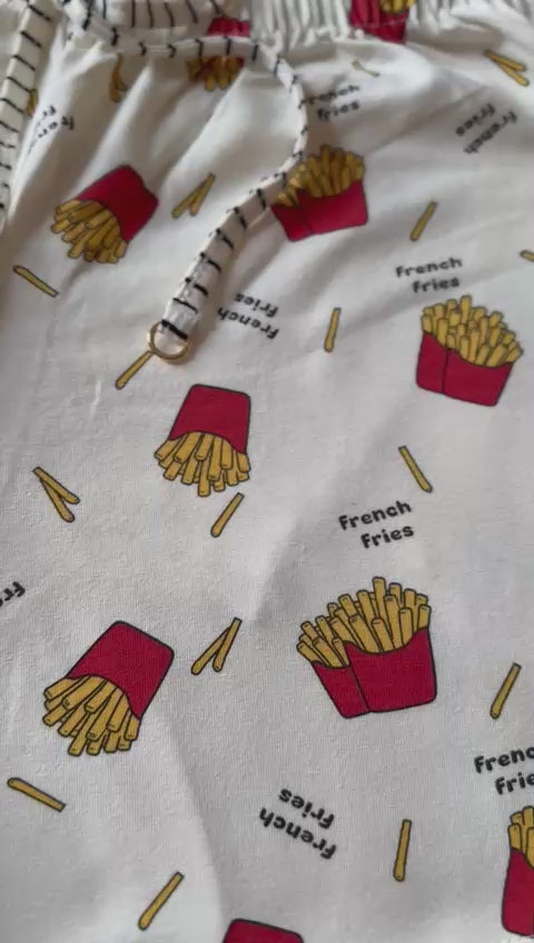 Pijama Feminino Curto Estampado Batata  – Conjunto Confortável e Divertido Liliti